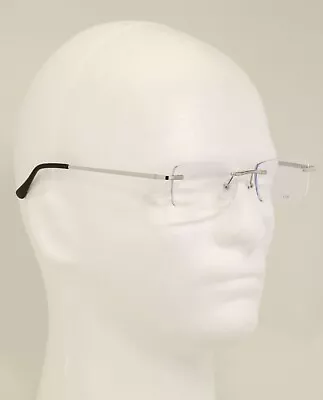 Slim Rimless Lightweight Metal Anti Blue Light Blocking UV Reading Glasses Clear • $12.95