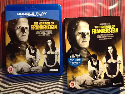 THE HORROR OF FRANKENSTEIN (Blu-ray & DVD) + SLIPCOVER. Hammer HORROR • £4.85