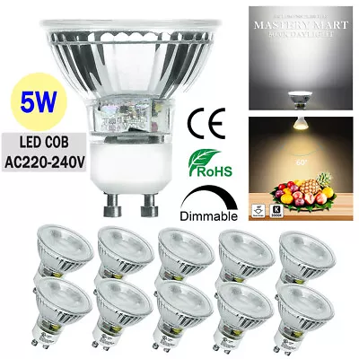 1/2/4x LED Dimmable Cup Bulb Replace Halogen Bulbs G10 5W Warm/Cool White Light • £8.69