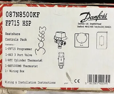 Danfoss 087N8500KF FP715 HSP Valve Thermostat RET1000MS Heatshare Control Pack • £169.99