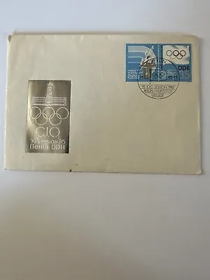 Olympics: 1985 IOC Session In Berlin GDR 2949 Stamp With Coupon Embossed Cover • $5