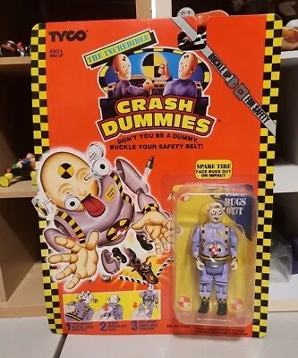 Tyco 1991 Incredible Crash Dummies Spare Tire Action Figure MOC/NIB Vintage Toy • $28