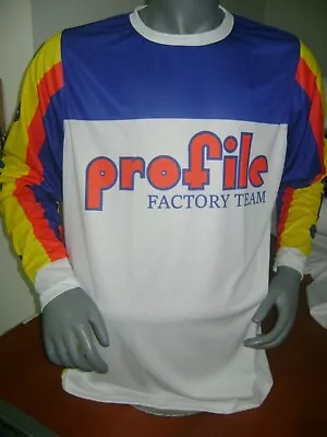 Profile Old School Bike Jersey Classic Bmx Jersey Race Bike Shirt Vintage Xxl • $55