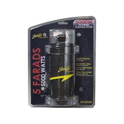 Stinger SSCAP5M Car Audio 5 Farad Digital Capacitor - 5000w • £99.95