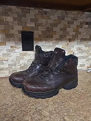 RED WING Boots Brown Leather Soft Toe SUPERSOLE Ankle Boots SZ 13 USA • $49.99