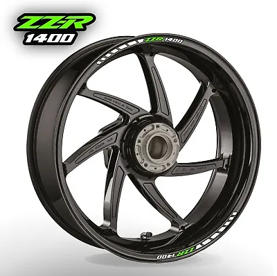 ZZR 1400 Wheel Rim Stickers Decals - Choice Of 20 Colours - Zzr1400 Abs • £9.98
