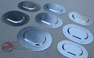 $34.64 • Buy GM Chevy A Body Trunk Floor Pan Plugs Metal Plates Set Of Six 8 Pc Stamped Steel