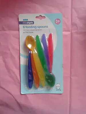 New 6 Plastic Baby Feeding Spoons • £0.99