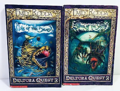 DELTORA QUEST 3 Series By EMILY RODDA  2 Holo Books Bundle • $19.99