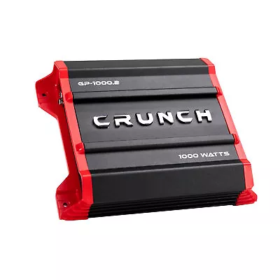 Crunch GP-1000.2 Ground Pounder 1000 Watt 2-Channel Amplifier Car Stereo Amp • $57.70