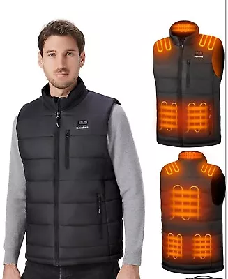 Heated Vest Warming Men's Heated Vest Electric Heating No Battery Included Sz L • $17.50