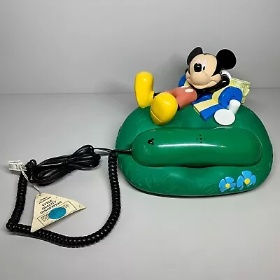 Vintage Mickey Mouse Telephone Landline Corded Phone MyBelle TESTED & WORKING • £34.99