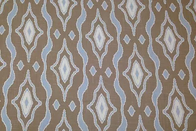 Magnolia Home Max Sand Blue Animal Ikat Theme Basketweave Linen Fabric By Yard • $13.99