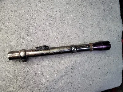 $70 • Buy Vintage Norman Ford Co. The Texan Rifle Scope Crosshair 7/8  Diameter Tube 