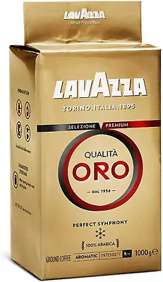 LAVAZZA Qualita ORO Ground Roast COFFEE BEANS Arabica 1KG NEW LOCAL STOCK • $29.50