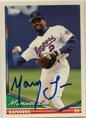 Manny Lee Autographed 1994 Topps #51 • $60