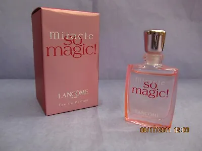 MIRACLE SO MAGIC By LANCOME 0.17 FL Oz / 5 ML Eau De Parfum Miniature In Box • $29.99