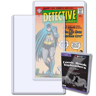 1 Pack (10) BCW Rigid Silver Age Comic Book Hard Plastic Toploader Holders • $24.88