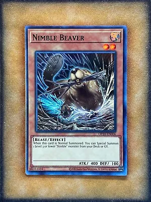 Yugioh Nimble Beaver OP20-EN006 Super Rare NM • $1.49