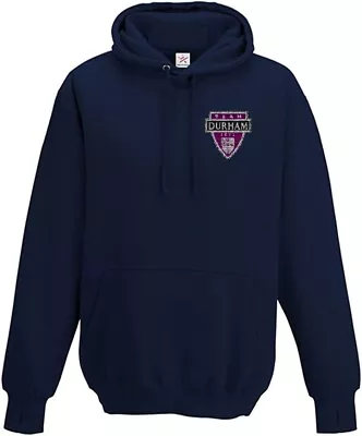 Durham University Team Durham Hoodie Hooded Sweatshirt Society Navy Grey • £16.99