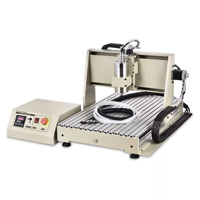 USB 4Axis CNC 6040 Router Engraver Wood Drilling 3D Carving Machine 1500W VDF • $1790