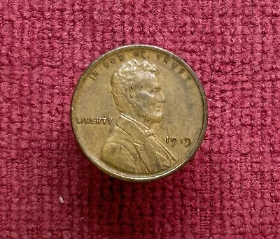 Lincoln Penny 1919-P (Lot #157a) • $2.40