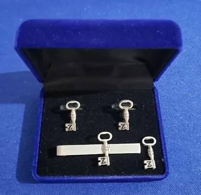 Masonic Scottish Rite 4th Degree Cufflinks – Tie Bar Clip – Lapel Pin Set • $22.50