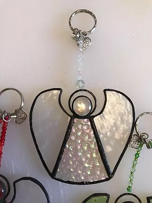 £14.99 • Buy Birthstone Angel April Diamond Stained Glass Window Decoration Suncatcher