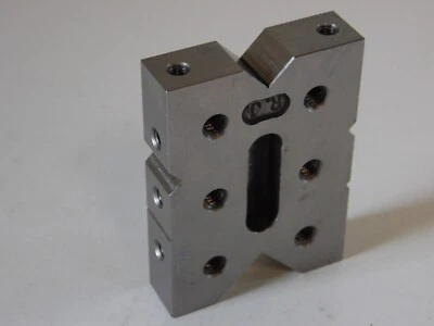 $76.49 • Buy V-Block Precision Toolmaker Made Setup Grinding Tapped