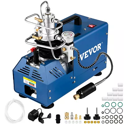 VEVOR 30MPA/4500PSI High Pressure Air Compressor PCP Airgun Scuba Air Pump 1800W • $189.99