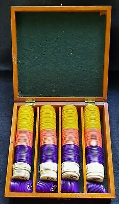 340 Vintage Collectable Mid 20th Century BAKELITE GAMING CHIPS COUNTERS TOKENS  • £85