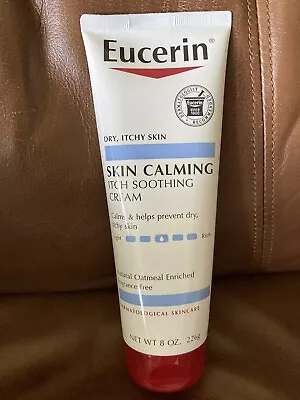 Eucerin Skin Calming Cream Full Body Lotion For Dry Itchy Skin 8 Oz Tube • $12.95