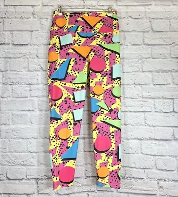 Retro Leggings Stretch Women’s Size Large 80’s 90’s Party Costume • $12