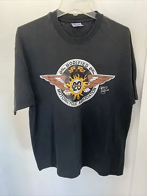 Authentic VTG 1995 Single Stitch Modified Motorcycle Association TShirt Men XL • $1.99