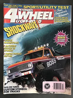4 Wheel & Off Road Magazine-july 1988-am/pm Boss Monster Truck-grand Sport • $19.99
