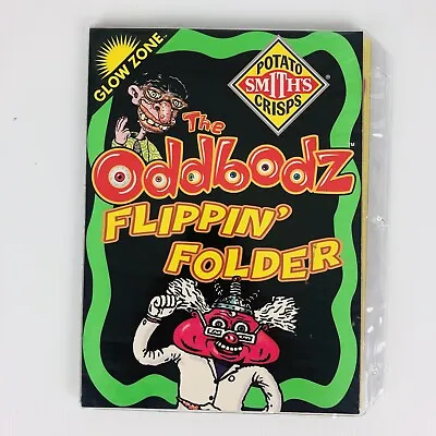 Glow Zone Oddbodz Flippin Folder - Trading Card Holder - Smiths Chips - VGC • $79.95