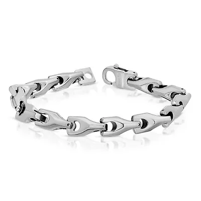 New Heavy Biker Tungsten Carbide Men's Bracelet (tuc 001) - Free Shipping !  • $39.95