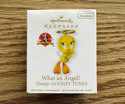 2010 What An Angel! ~ Tweety Looney Tunes ~ NIB Hallmark Miniature Ornament • $6.95
