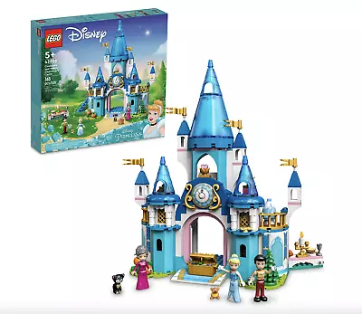 $34 • Buy LEGO 43206 Cinderella And Prince Charming's Castle Disney 365 Pcs Building Set