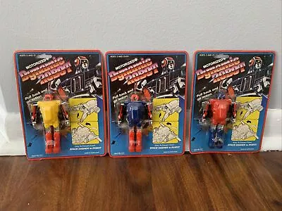 Motorized Dynamic Robot Space Dasher Lot (3) Robots Nip 1980's Hong Kong • $75