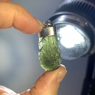 Moldavite Pendant (rough) Healing Crystal (7.3gr) • $819