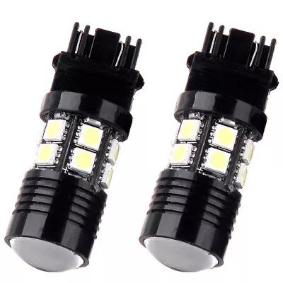 2pc 3157 4114 4157 LED DRL Driving Daytime Running Light Bulbs 12SMD 6000K White • $8.39