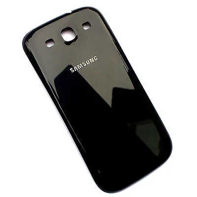 Samsung Galaxy S3 I9300 Rear Battery Cover Back Housing Black Gloss Genuine • £5.99