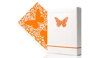 Butterfly Worker Marked Playing Cards (Orange) By Ondrej Psenicka • $10