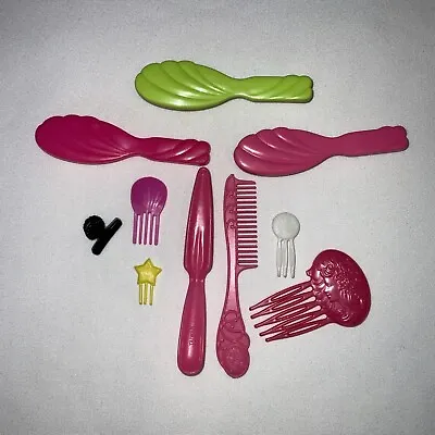 Vintage 80s Barbie Hair Brushes Combs Picks Hair Accessories ￼ • $10.99