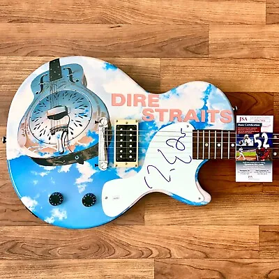 MARK KNOPFLER Signed Guitar Custom 1/1 Graphics JSA COA DIRE STRAITS 🎸 • $2499.99