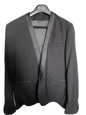 D&G Dolce & Gabbana Black Tuxedo Jacket 50 Incl Bag & Hanger • £275