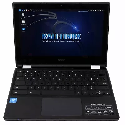 Kali Linux Laptop - 32GB SSD 4GB RAM Acer R11 C738T Netbook 11.6 Intel 1.6GHz • $69.99