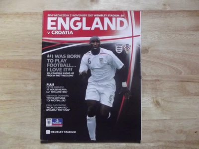 £2.99 • Buy England V Croatia European Championship Qualifier 21/11/07