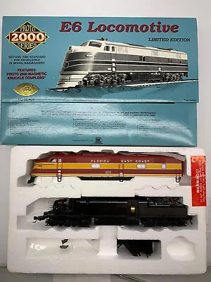 HO Scale Proto 2000 E6 Loco Train W/Mars Light 23206 Florida East Coats 1005. • $175.90